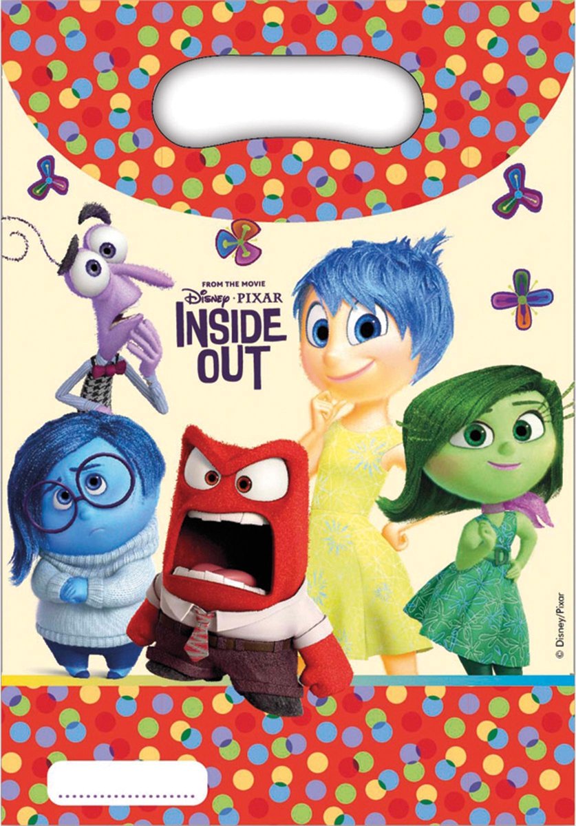 PROCOS - 6 Giftbags van Inside Out - Decoratie > Feestzakjes
