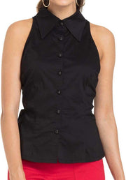 Voodoo Vixen Blouse -L- Jamine Zwart