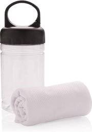 XD Collection  - Cooling handdoek met bidon - Wit