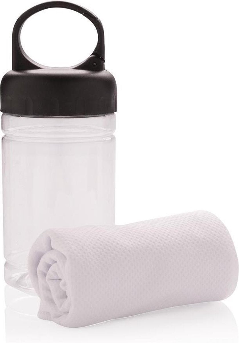 XD Collection  - Cooling handdoek met bidon - Wit