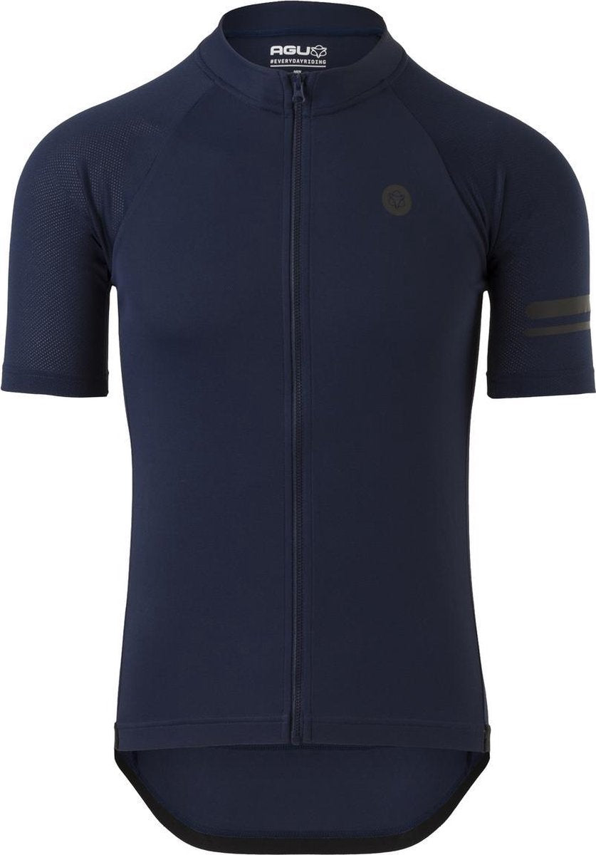 AGU Core Fietsshirt Essential Heren Fietsshirt - Maat XXL - Blauw