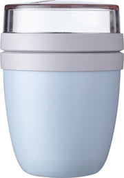Mepal – Lunchpot Ellipse mini – Praktische muesli beker to go – Nordic blue – Geschikt voor vriezer