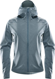 Haglöfs - Boa Q Hood - Blauw - Dames - maat  S