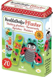 Moses Krabbelkäfer Pleisters In Blik Groen 20 Stuks