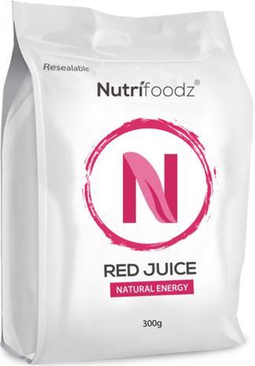 Nutrifoodz Red Juice® - Superfood Punch - 100% Vegan - 60 porties