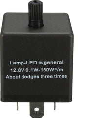 LED Relais regelbaar - 3 PINS - Universeel - Knipperlicht - Richtingaanwijzer - Motor - Brommer