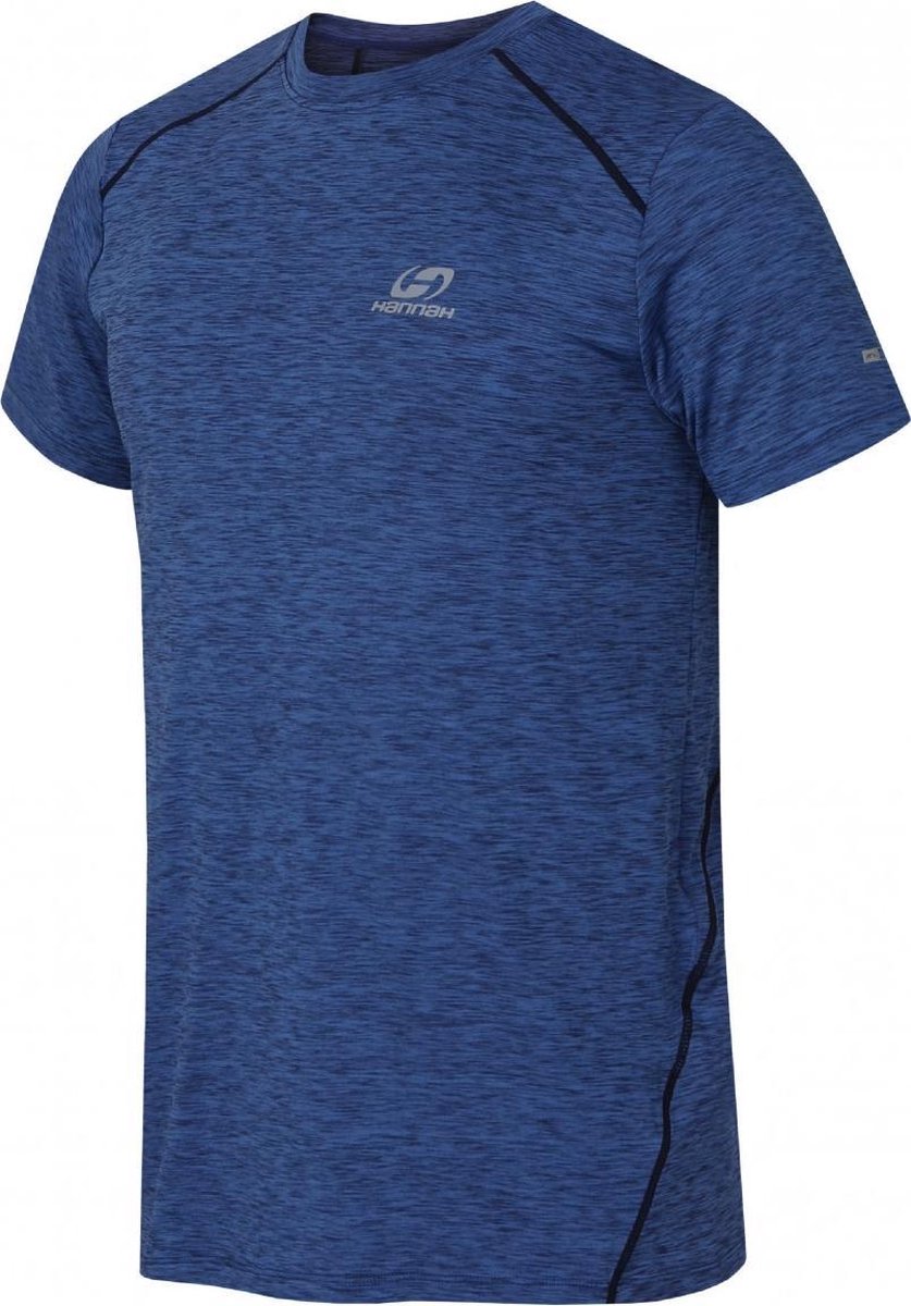 Hannah Sportshirt Pello Heren Polyester Donkerblauw Maat Xl