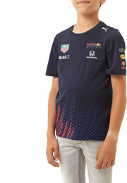Puma Red Bull Racing Team Shirt Blauw Kinderen - Maat 152
