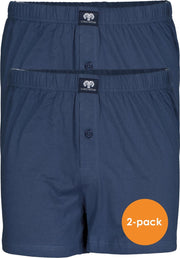 Ceceba heren boxershorts wijd (2-pack) - blauw -  Maat: 8XL