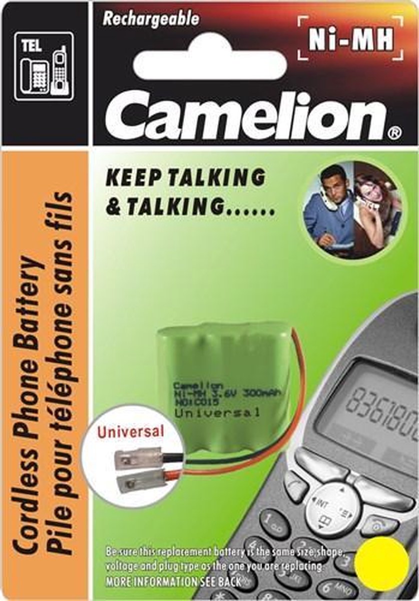 Draadloze 2/3 AAA telefoonbatterij 3