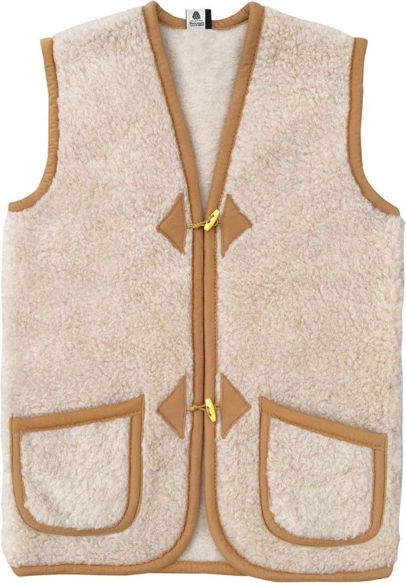 Alwero Bodywarmer "Alpen ADULT 100% wol" Beige - XS
