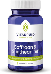 Vitakruid Saffraan & Suntheanine 30 vegicaps