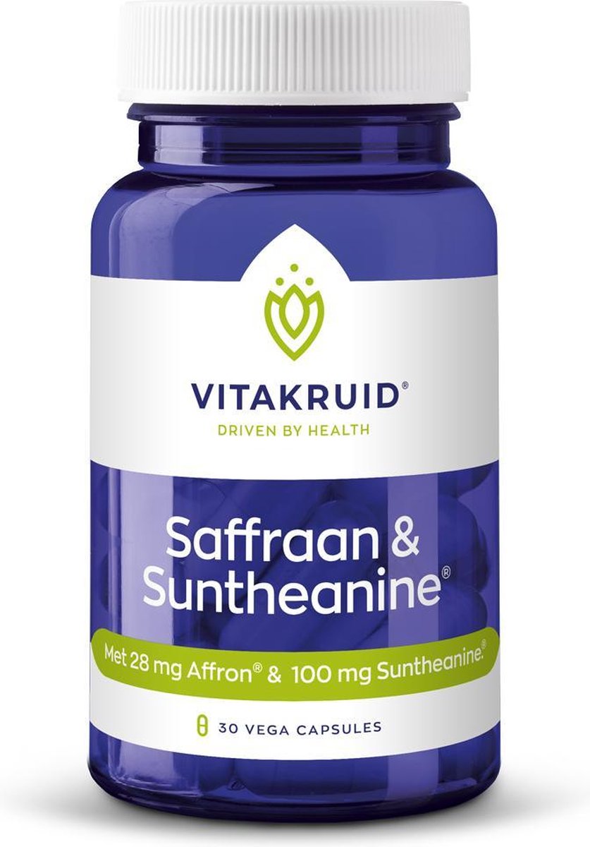 Vitakruid Saffraan & Suntheanine 30 vegicaps