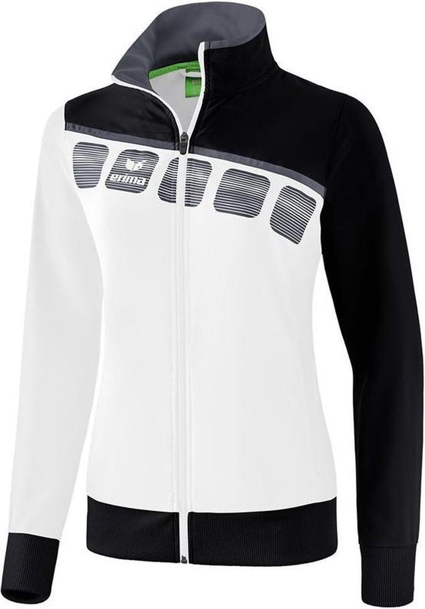 Erima 5-C Dames Presentatiejack - Jassen  - wit - 48