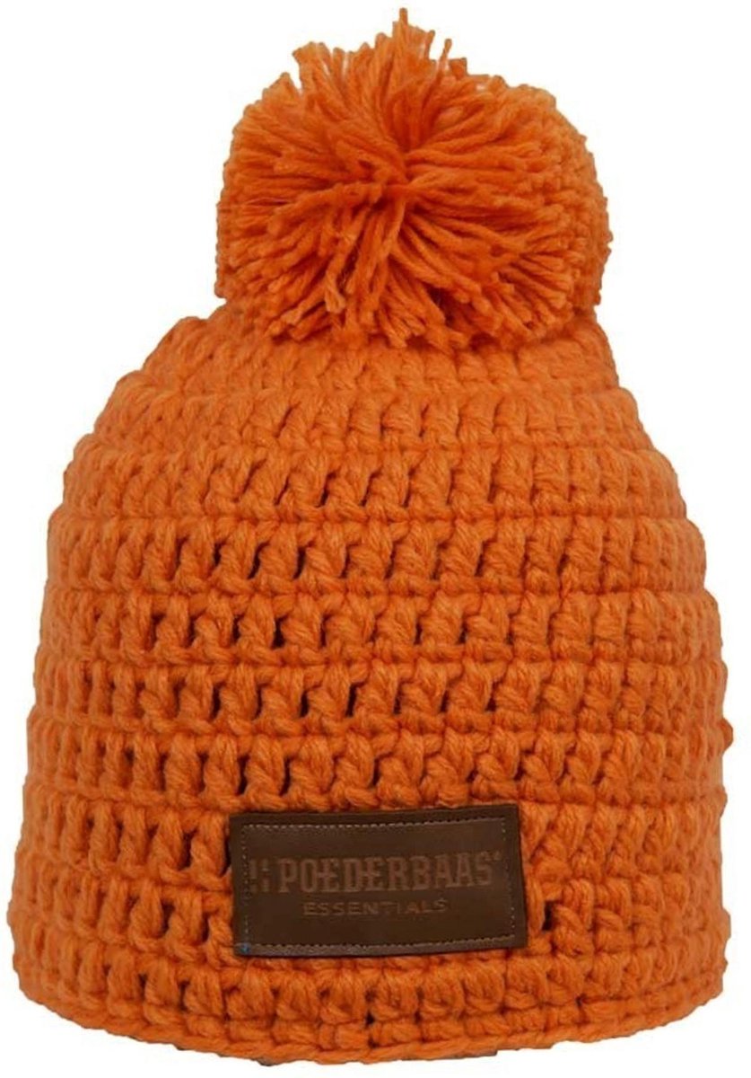 Poederbaas Beanie daily life oranje - DRB05