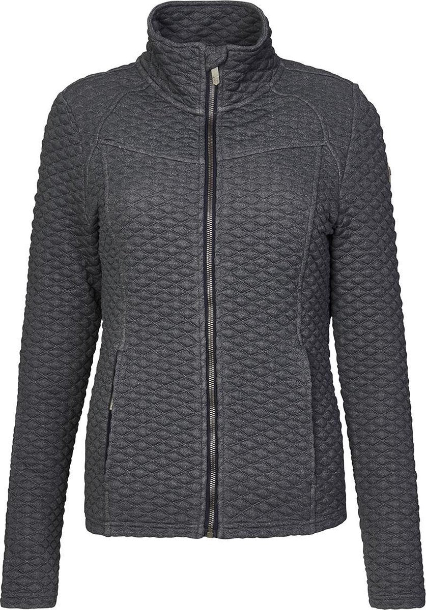 Killtec Selvana - Fleecevest - Dames - Donkergrijs