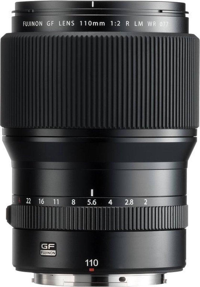 Fujifilm GF 110mm F2 R LM WR MILC Telelens Zwart