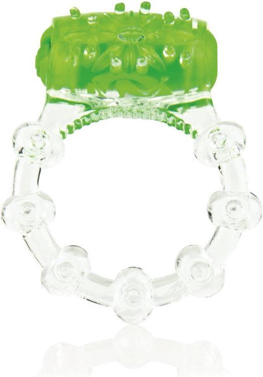Screaming O - cockring - penisring met vibrator - 100% siliconen  - groen / sex / erotiek toys | gratis | korting