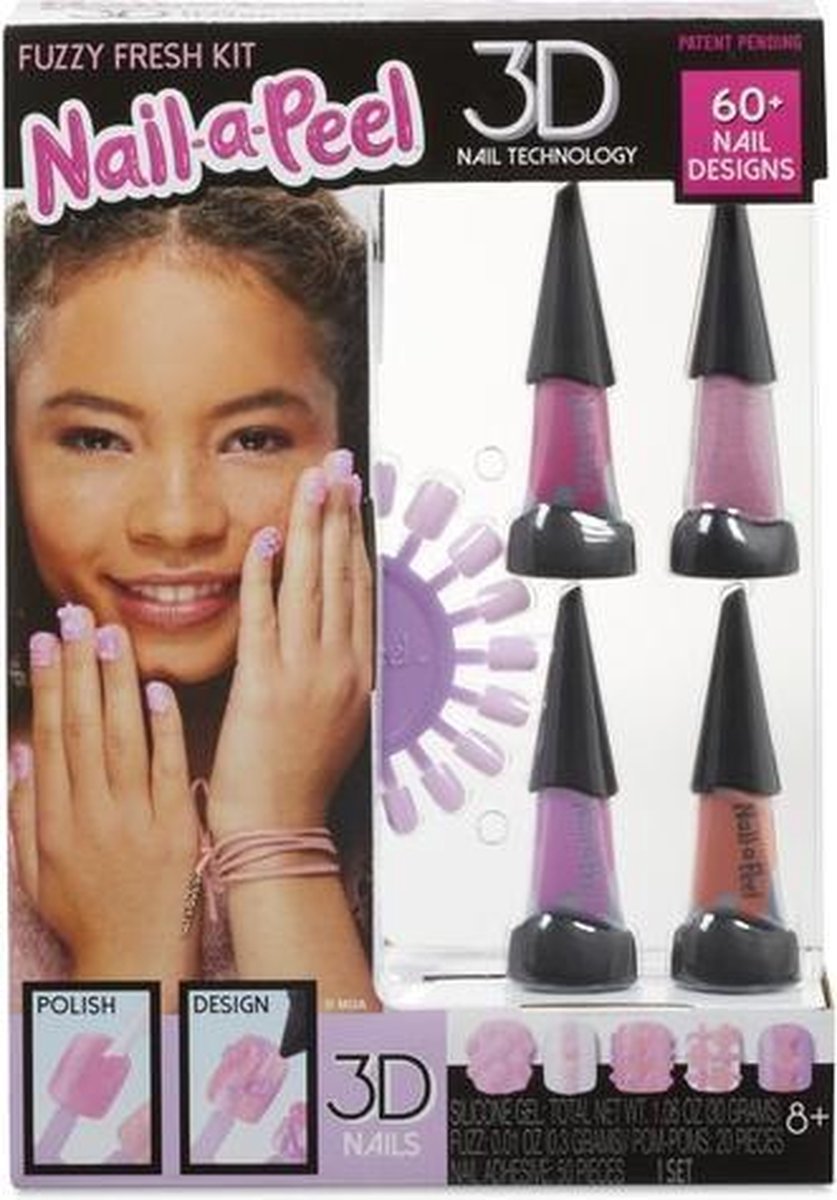 Nail-a-Peel Theme Kit- Fuzzy Fresh Kit