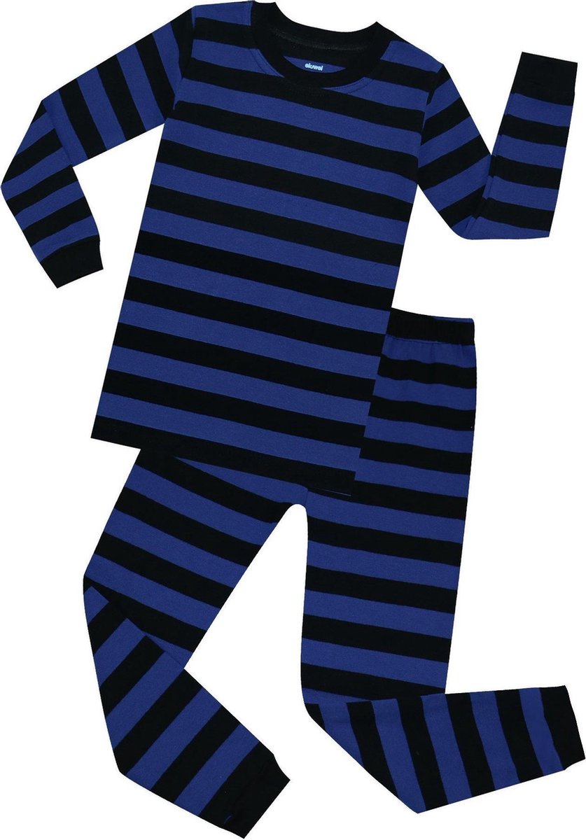 Elowel - Jongen en Meises Gestreepte Pyjama