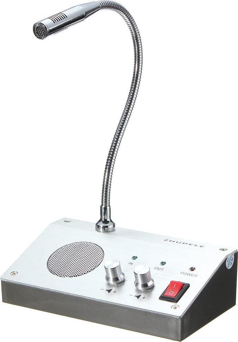 Loket intercom - Balie - Microfoon - Spraak microfoon - zorginstelling - Intercom - Interphone