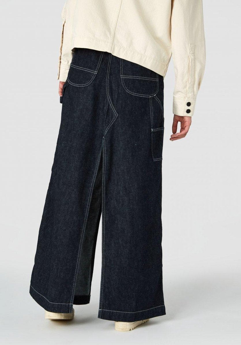 Leila Worker Skirt Dark Hemp Rinse