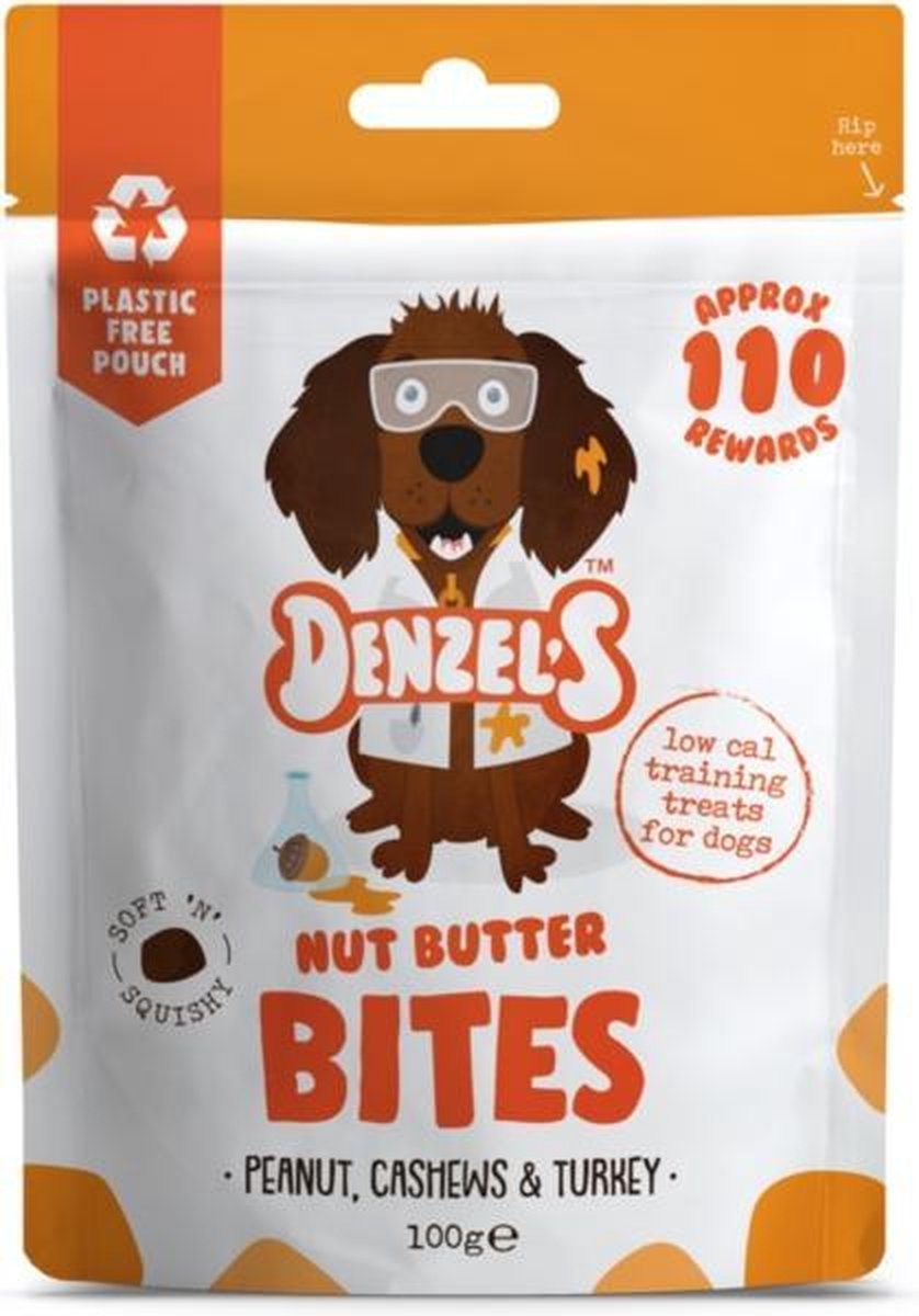 Denzel's Bites - 100% natuurlijk - Pinda
