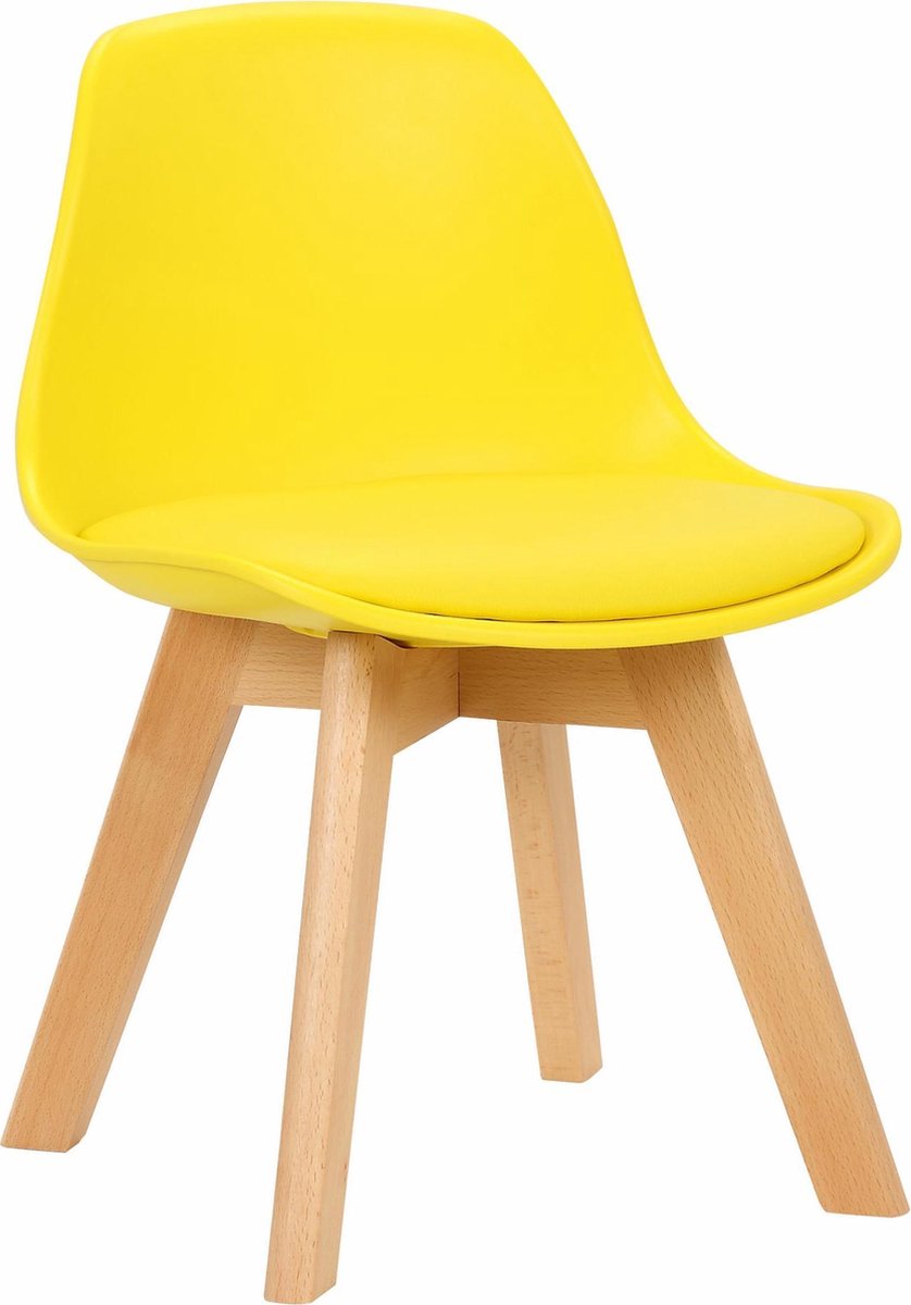 Clp Lindi Kinderstoel - Kunstleer - Geel