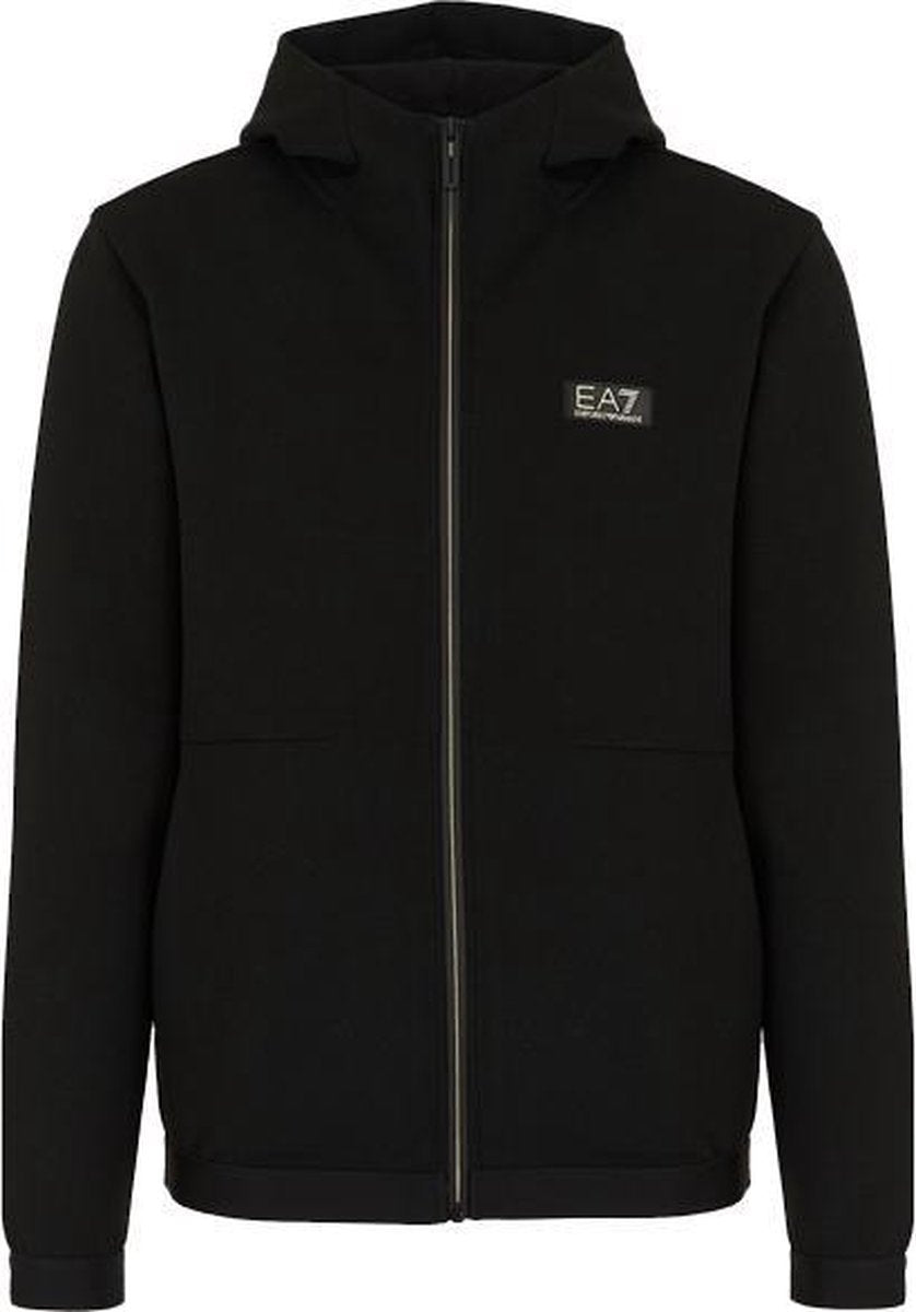 Armani EA7 Vest Fleece-Jersey - Zwart