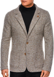 Heren - Blazer - Bruin - M158
