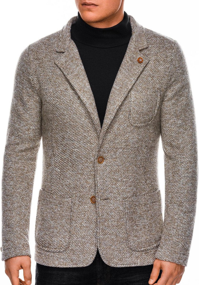Heren - Blazer - Bruin - M158