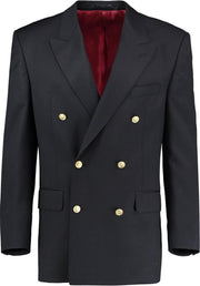 The English Hatter Mannen Bo Blazer Double Breasted Blauw Wol Maat: 54