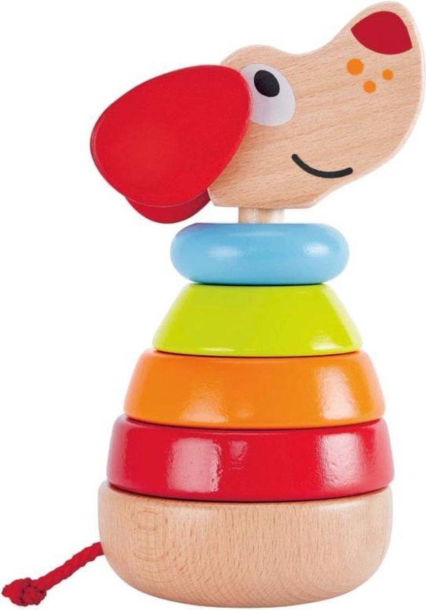 Hape Pepe regenboog stapeltoren E0448