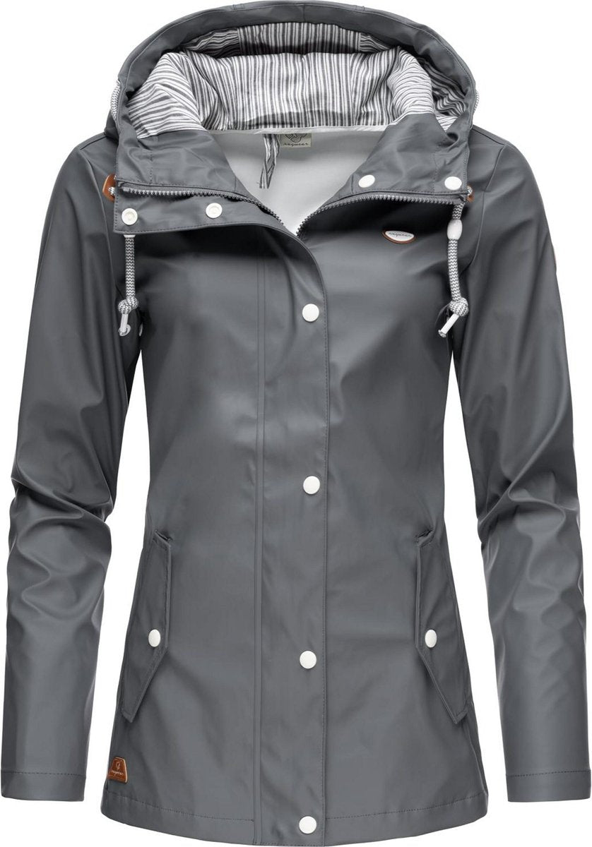 Ragwear outdoorjas marge Donkergrijs-M