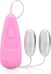 POCKET EXOTICS BY CALEXOTICS Vibrerende Eieren Double Silver Bullet - zilverkleurig