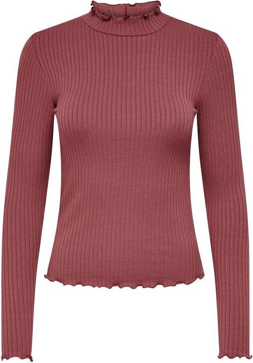 Jdyfransiska L/s Rib Top Jrs Noos 15228065 Apple Butter