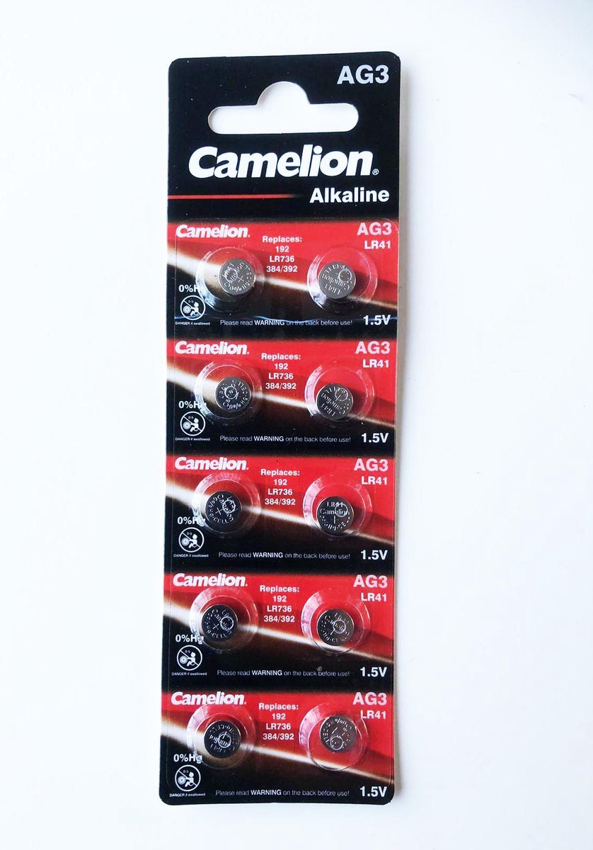 Camelion AG3 Alkaline Batterij (10 stuks) LR736