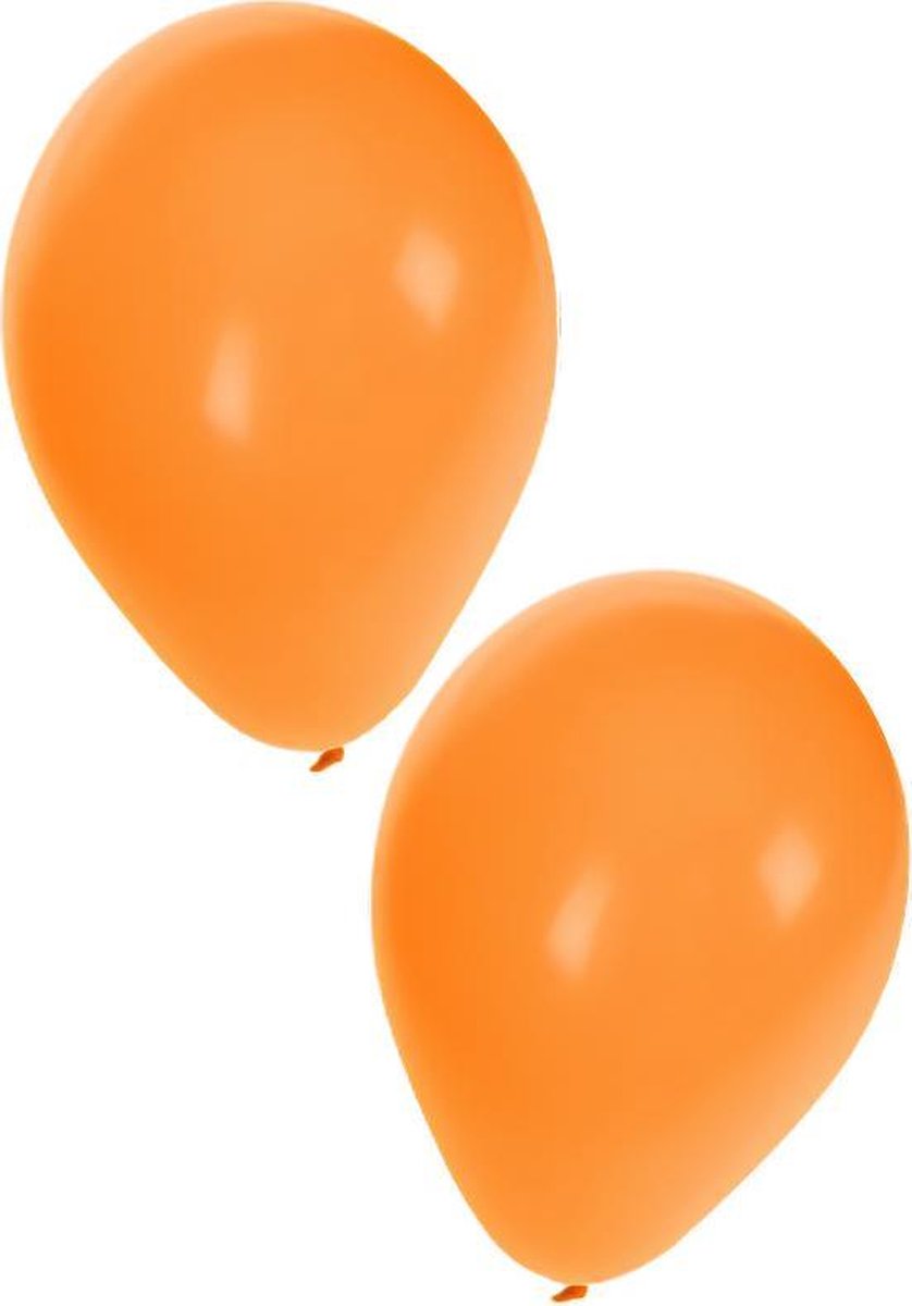 Verhaak Ballonnen 25 Cm Latex Oranje