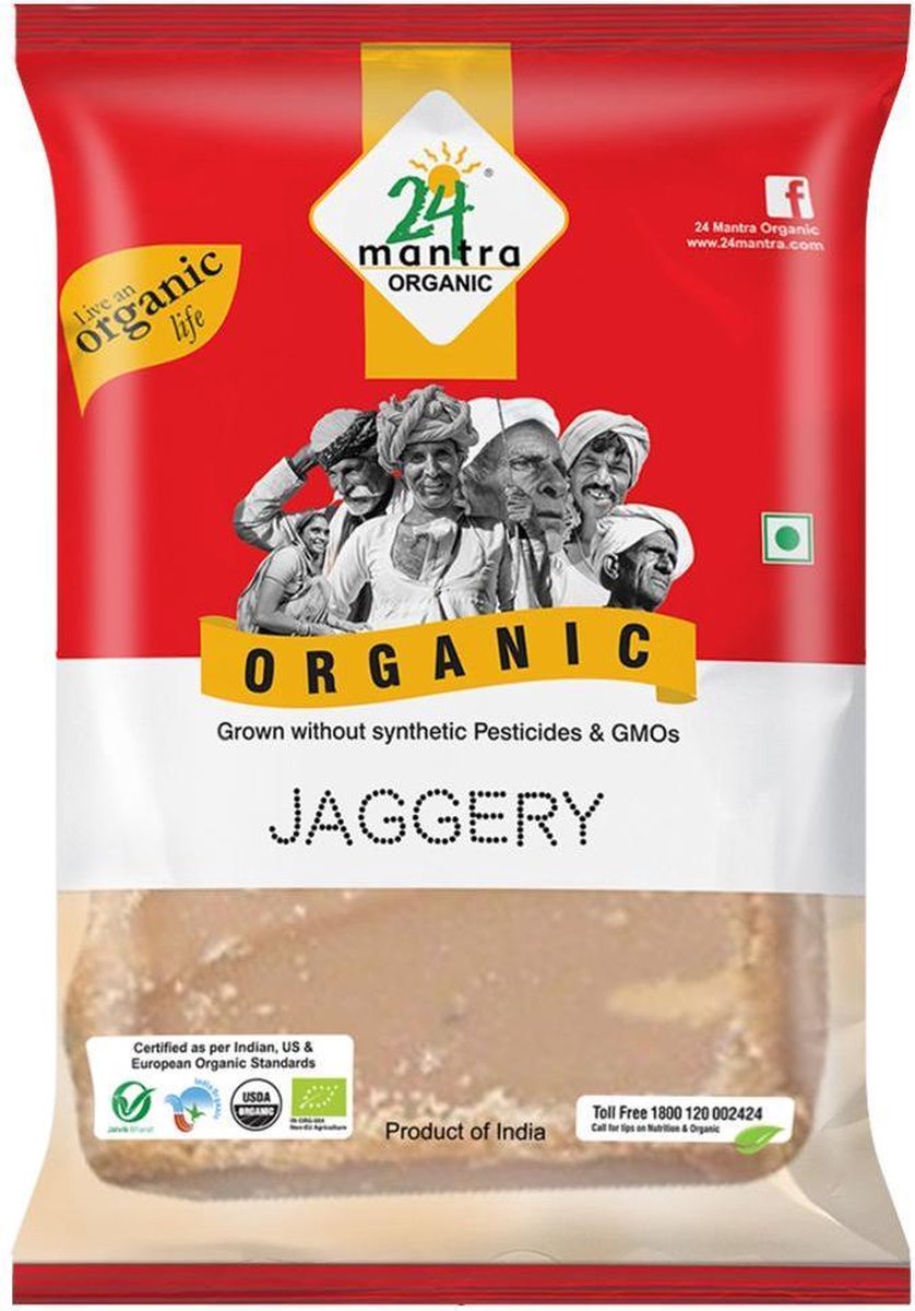 24Mantra Biologishe Rietsuiker blok