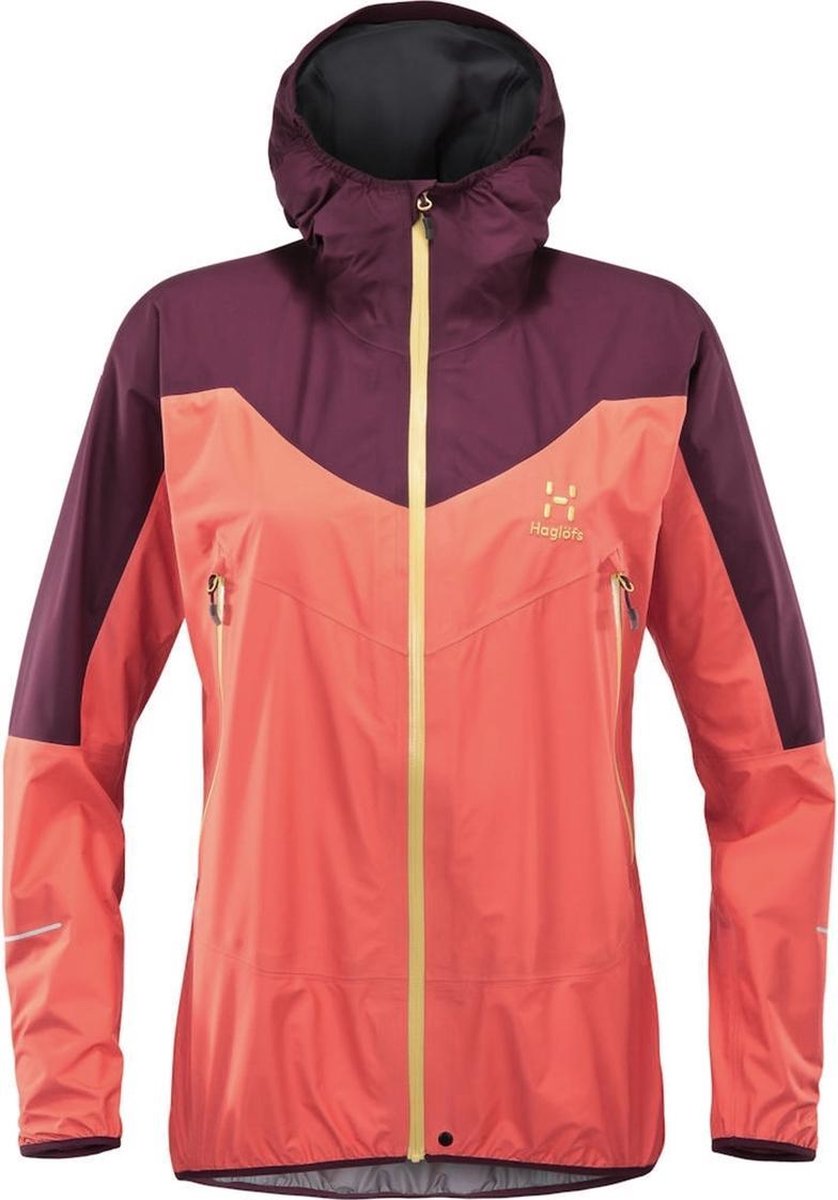 Haglöfs - L.I.M Comp Jacket Women - Rood - Dames - maat  XS
