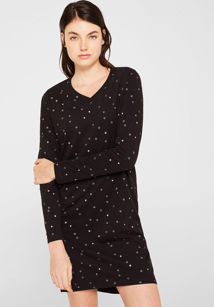 Esprit - Kiku - Nachthemd - 119EF1Y028 – zwart - 38
