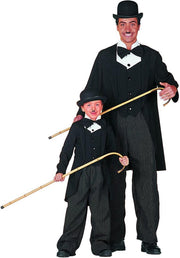Carnavalskleding Charley Chaplin jongen bi-stretch Maat 128