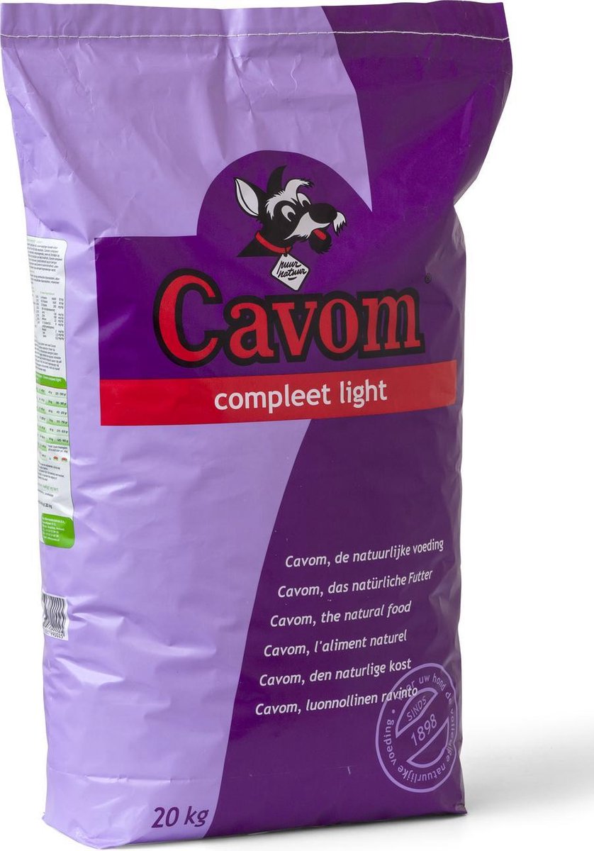 Cavom Compleet Light Hondenvoer - 20 kg