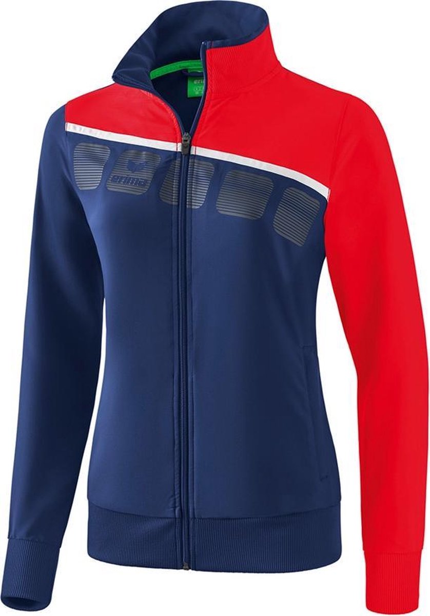 Erima 5-C Dames Presentatiejack - Jassen  - blauw donker - 36
