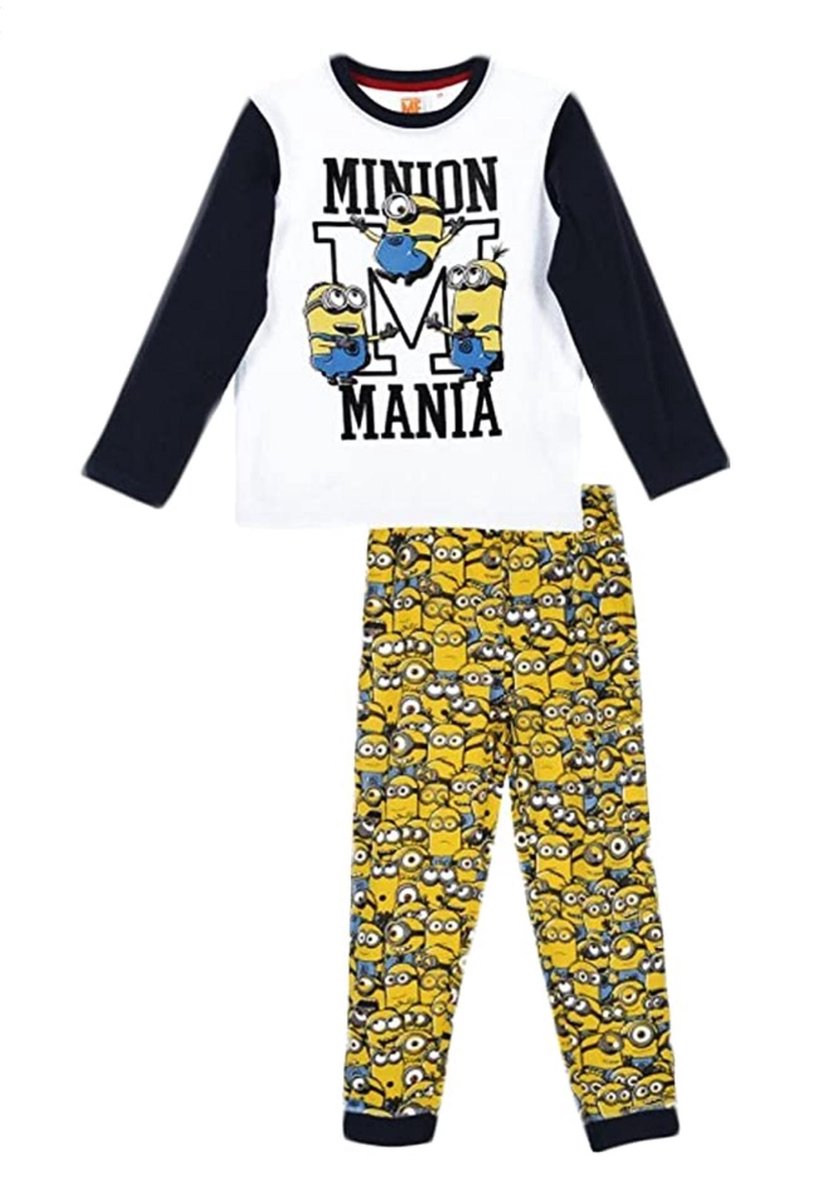 Minions - 2-delige Pyjama-set - Model "Minions Mania" - Zwart