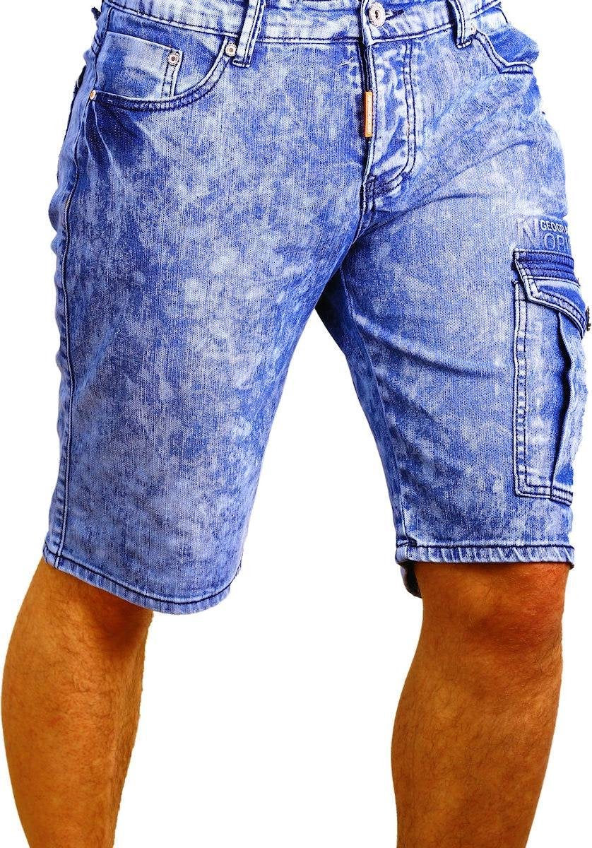 Geographical Norway Spijker Korte Broek Lichtblauw Parigi - 31 (S)