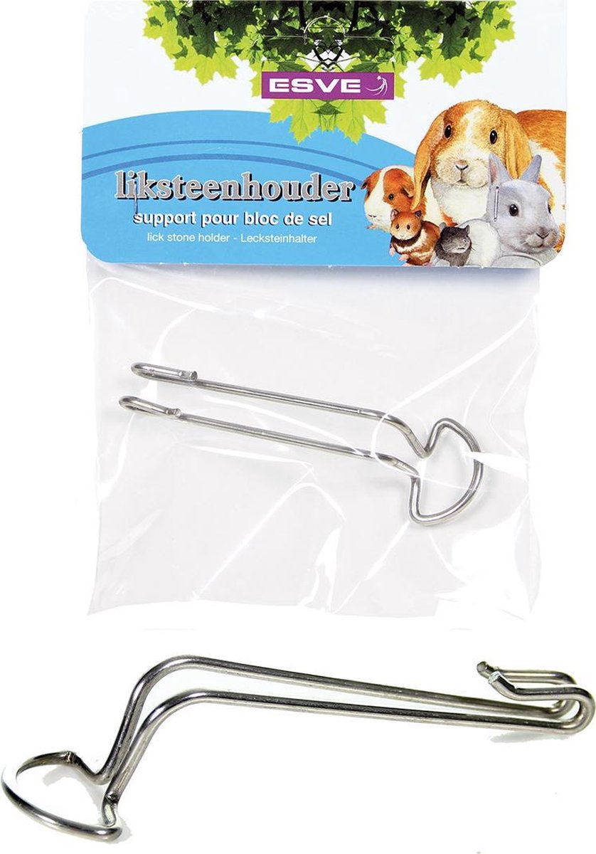 ESVE Liksteenhouder - Kooiaccessoire - 8 x 2 x 1