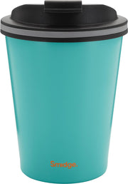 Smidge Thermosbeker On The Go 236 Ml Rvs Turquoise/zwart