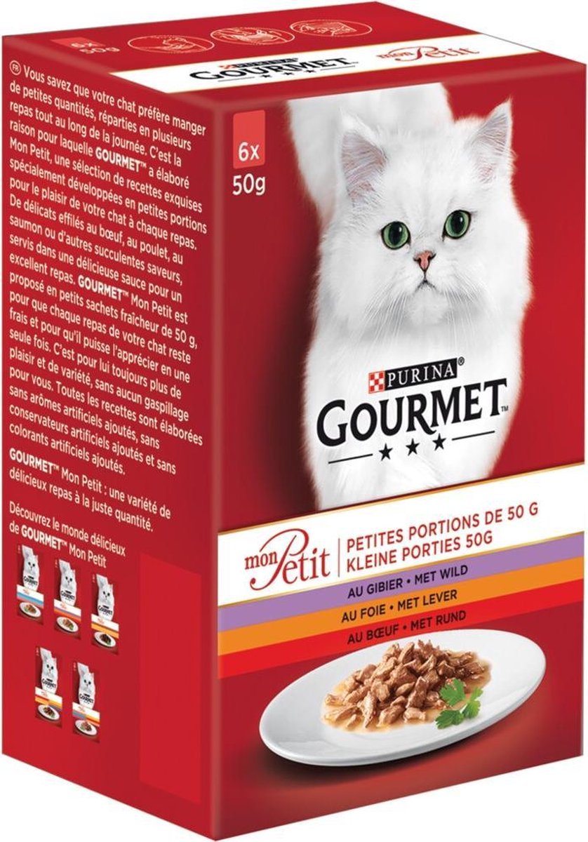 Gourmet Mon Petit - Kattenvoer Wild