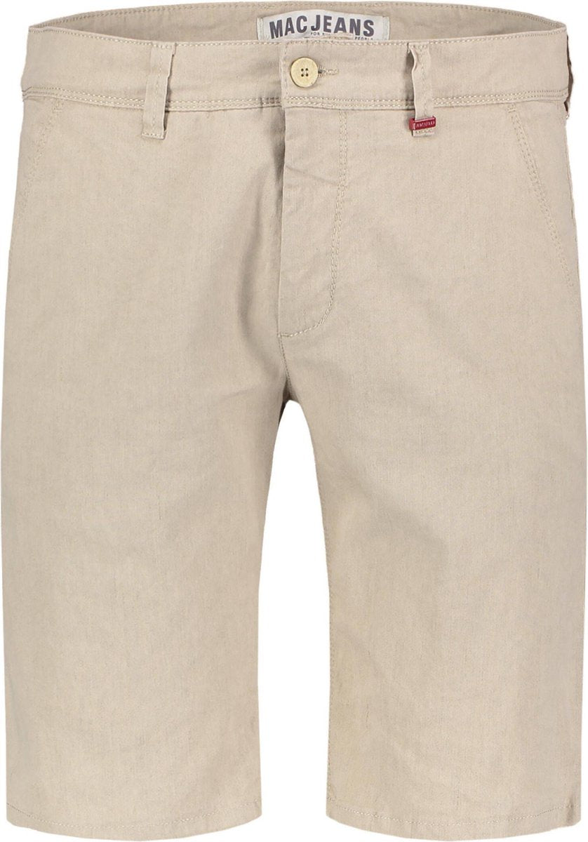 MAC Lenny Korte Broek - Beige - Maat W 40